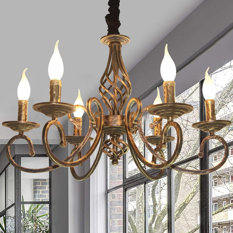 Rustic Chandeliers,6 -Light , French Country