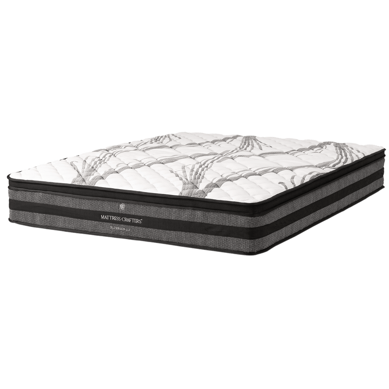 2.2 Superior Queen Mattress 7 Zone Pocket Spring Memory Foam