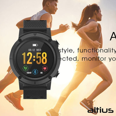 New Multi Sport GPS Smart Watch Amoled Tracking SMS Whatsapp IP68 iOS Android