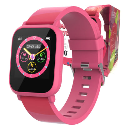 New DGTEC Kids Kidi Smart Watch Fit4Kid App Sport IP68 Pink Candy