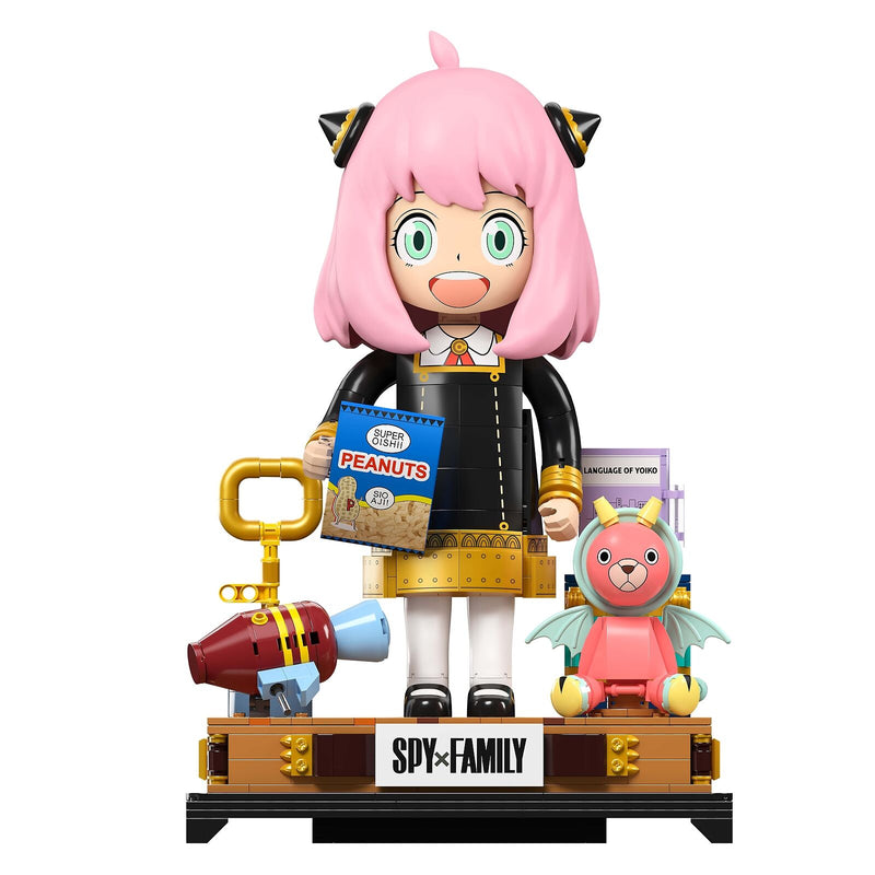 Kalos 31cm Anya Forger Face Changing Building Block Figure Spy X Family