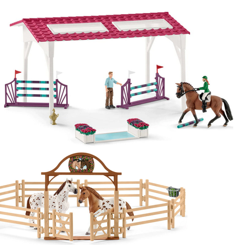 Schleich Large Playset Horse Club Vet Fitness Check for the Big Tournament 72140