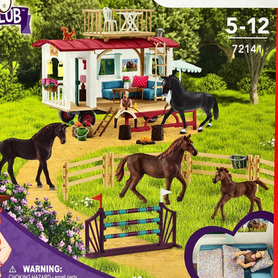 Schleich Large Playset Secret Horse Training at the Horse Club Caravan 72141