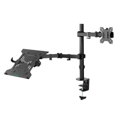 activiva Dual-Screen Articulating Monitor Arm with Interchangeable Laptop Holder