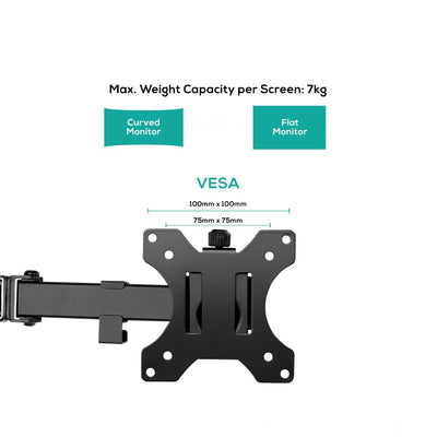 activiva Triple-Screen Articulating Monitor Arm