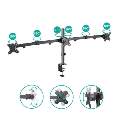 activiva Triple-Screen Articulating Monitor Arm