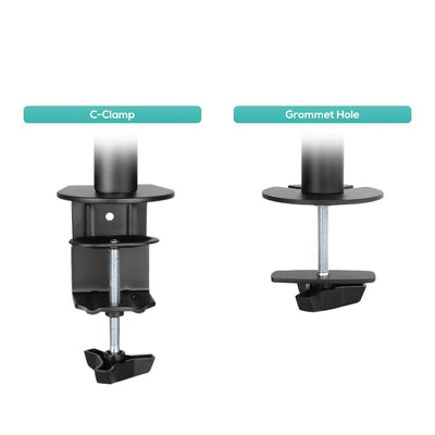 activiva Dual-Screen Articulating Vertical Monitor Arm