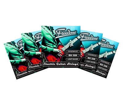 Freedom 10 Pack Electric Guitar Strings - Light Gauge EG328-10PK