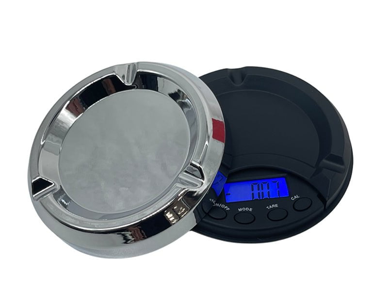 Ash Tray Jewellery Scale 500g Stainless Steel Platform 100g Max. SCP27