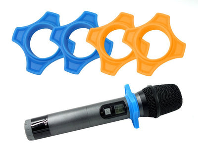 4 Channel UHF Wireless Microphone System Rack Mount LCD Display TMUS04