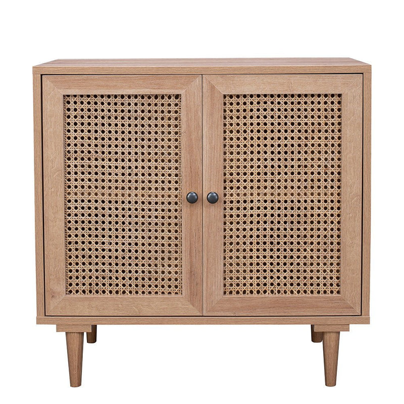 Natura Rattan Buffet Sideboard Storage Cabinet Hallway Table With 2 Doors