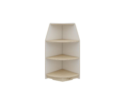 Jooyes Goteborg Kids 3 Tier Corner Shelf Wooden Storage Cabinet