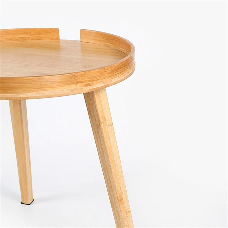 Sommer Bamboo Round Coffee Side Table