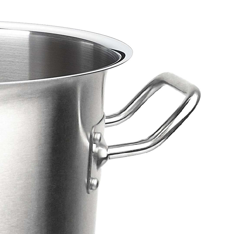 SOGA Stock Pot 143L Top Grade Thick Stainless Steel Stockpot 18/10 Without Lid