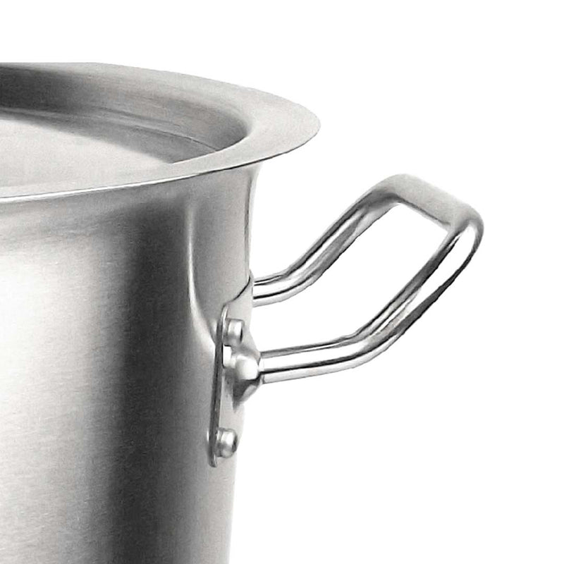 SOGA Stock Pot 44L Top Grade Thick Stainless Steel Stockpot 18/10