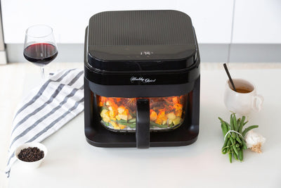 6.5L Glass Digital Air Fryer Oven, 1200W, &gt;200°C, Easy Cleaning