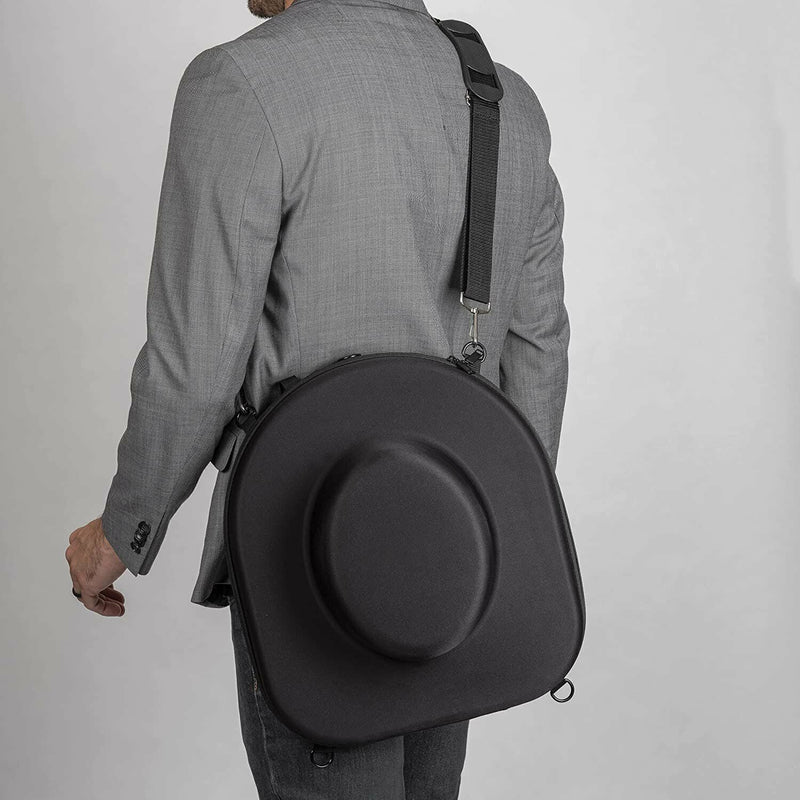 Travel Fedora Case - Universal Hat Carrier for Men & Women