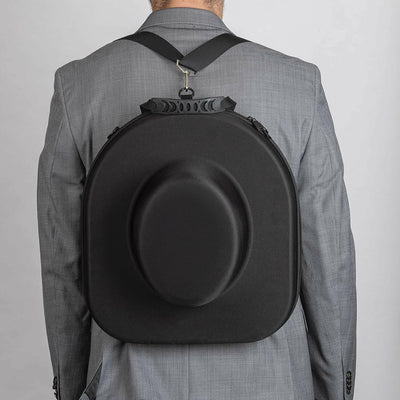 Travel Fedora Case - Universal Hat Carrier for Men & Women