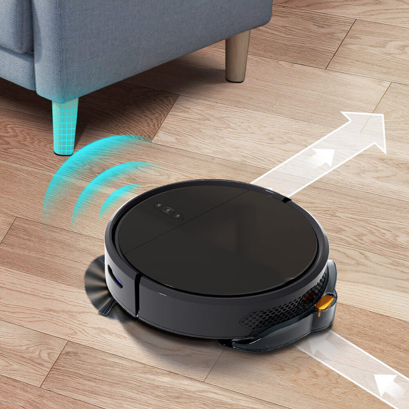 4400mAh Robot Vacuum & Mop with Anti-collision and Anti-fall Sensor