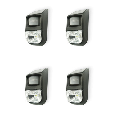 Lenoxx Solar-Powered Motion Sensor Light (4-Piece), Detects Motion, Rechargeable