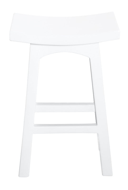 Tokyo Timber Kitchen Counter Stool (White)