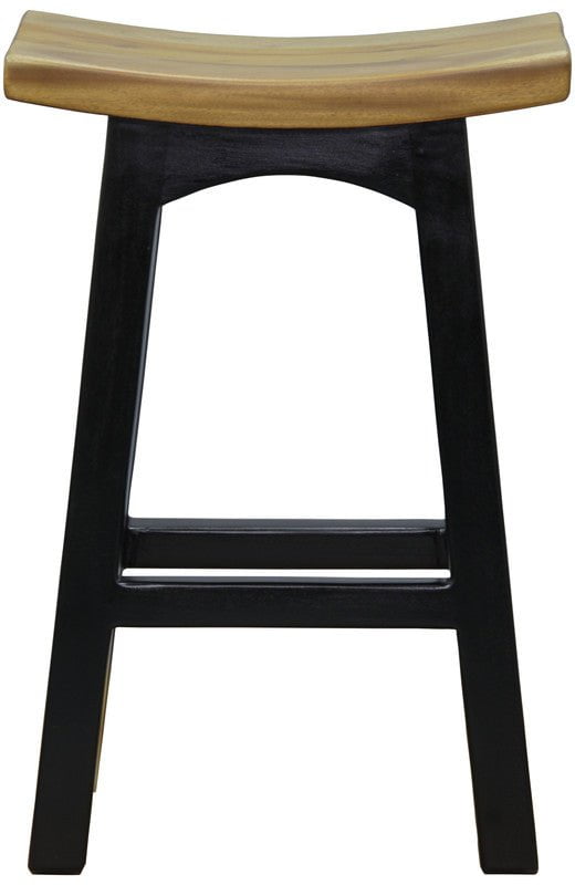 Tokyo Timber Kitchen Counter Stool (Black Caramel)