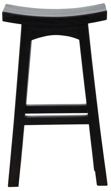 Tokyo Solid Mahogany Timber Barstool (Chocolate)