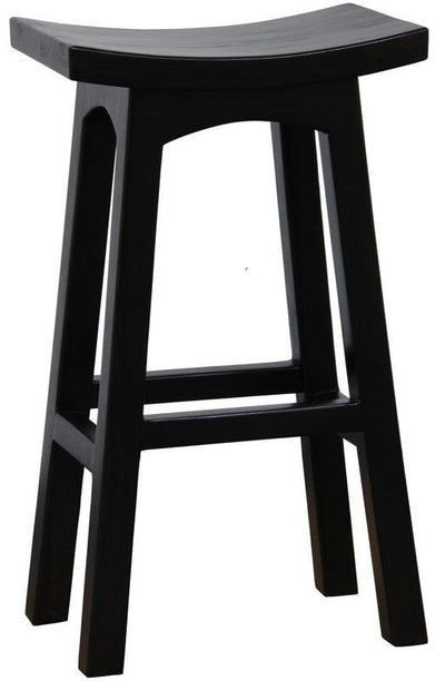 Tokyo Solid Mahogany Timber Barstool (Chocolate)