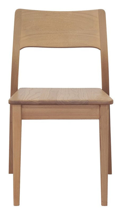 Providence Solid Oak Dining Chair - Set of 2 (Natural)