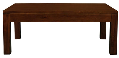 Amsterdam Solid Mahogany Timber Coffee Table (Light Pecan)