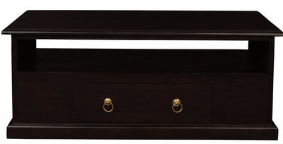 Tasmania 2 Drawer Coffee Table - Chocolate