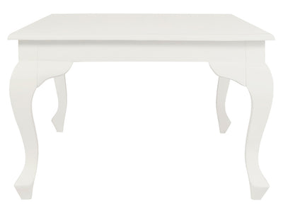 Queen Anne Coffee Table 120 x 70 cm - White