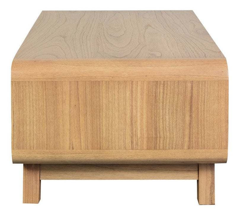 Providence Solid Mindi Timber Coffee Table (Natural)