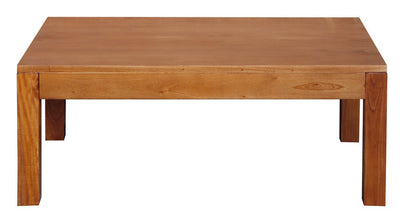 Amsterdam Solid Mahogany Timber Coffee Table (Light Pecan)