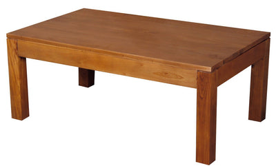 Amsterdam Solid Mahogany Timber Coffee Table (Light Pecan)