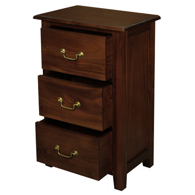 Tasmania 3 Drawer Lamp Table (Mahogany)