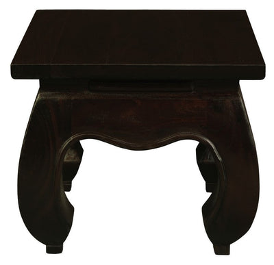 Dynasty Solid Mahogany Timber Lamp Table (Chocolate)