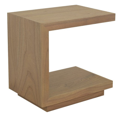 Oscar Solid Mindi Lamp Table (Natural)