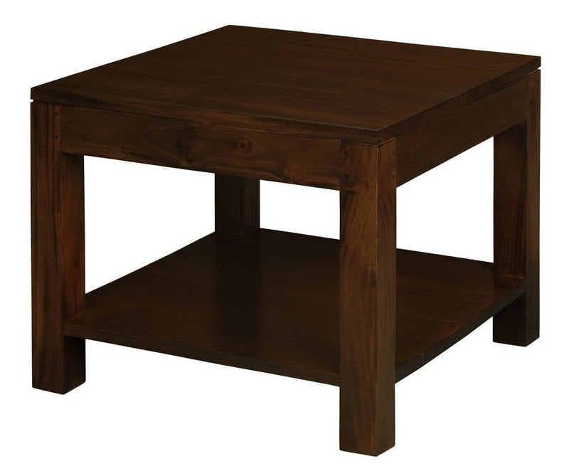 Amsterdam Solid Mahogany Timber Lamp Table 60 x 60 cm (Mohagany)