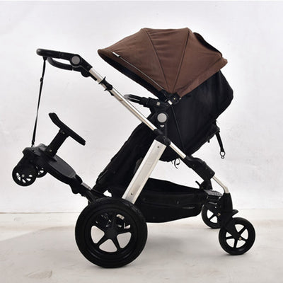 Baby Jogger Glider Board 2 in 1 Kid Stroller Board with Dismountable Seat AU black wheel