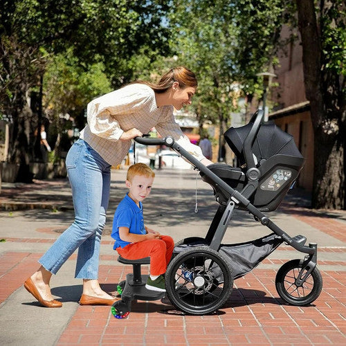 Baby Jogger Glider Board 2 in 1 Kid Stroller Board with Dismountable Seat AU Luminous wheel