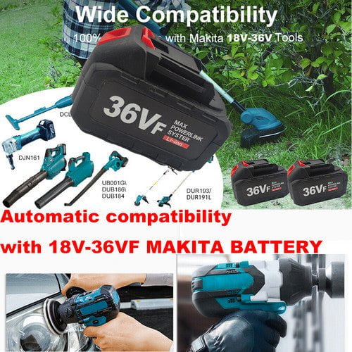 2x 7.0Ah 18V-36VF Li-ion Battery Makita Battery LXT BL1850 BL1860B BL1830 BL1815