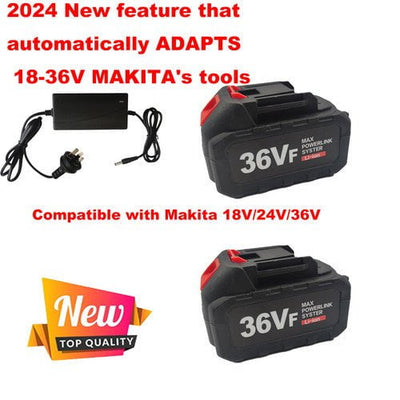 2x 7.0Ah 18V-36VF Li-ion Battery Makita Battery LXT BL1850 BL1860B BL1830 BL1815