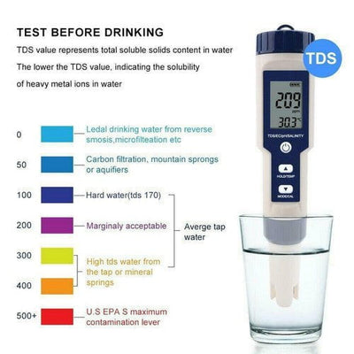 7 in 1 PH Meter Water Quality Monitor Tester Pen and one Bestway Surface Skimmer