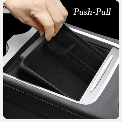 Tesla model Y front and rear PP PVC fender 4 and fit Model 3/Y central control rear storage box push-pull