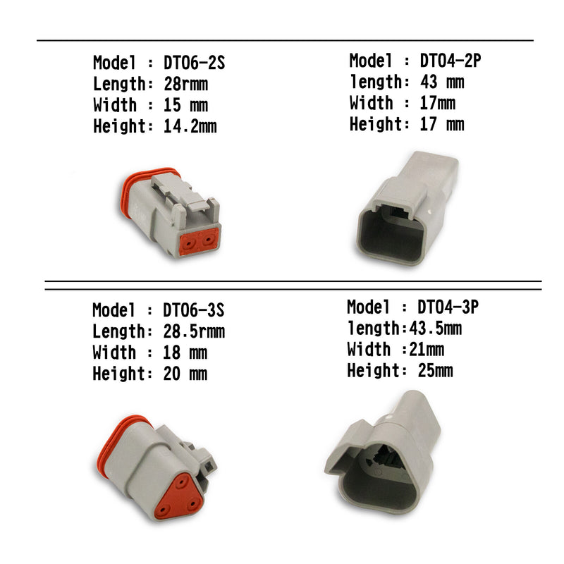 1700PCS Deutsch DT Connector DEUTSCH DT CONNECTOR PLUG KIT AU STOCK Connector