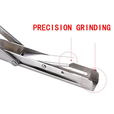 2PCS 12'' Folding Table Bracket Stainless Steel Wall Shelf Bench