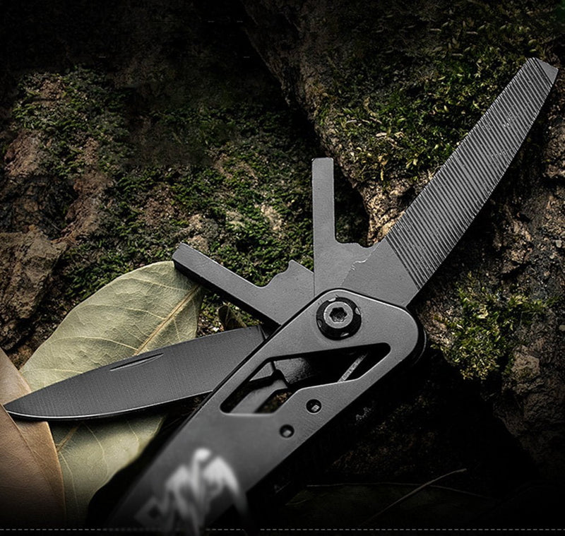 All in one Steel Multitool Camping tool Folding Pliers / multi tool pocket knife