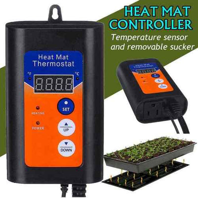 Thermostat Controller Seedling Heat Mat Heating Pad Plant Seed Start AU PLUG