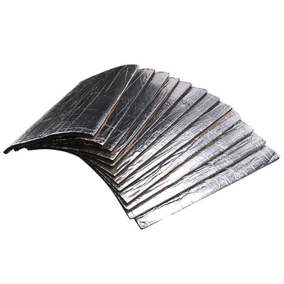 12PCS Car Engine Bay Bonnet Sound Deadener Noise Insulation Foam Proofing Heat